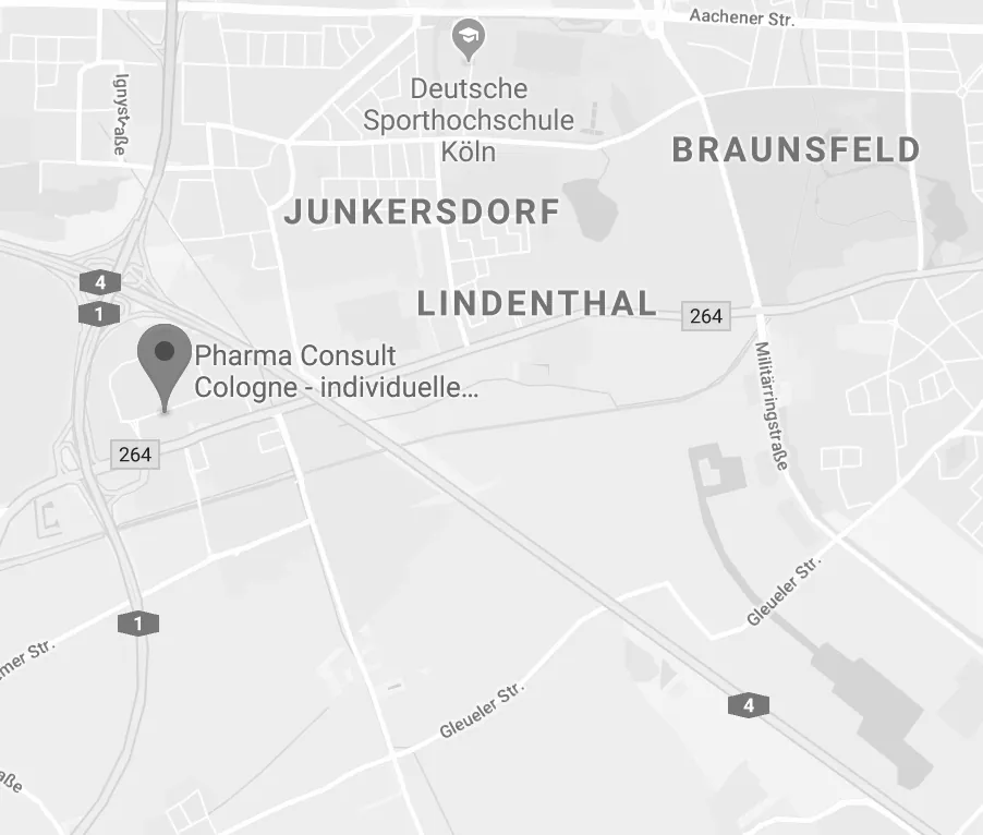 Pharma Consult Cologne Standortkarte